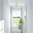 Beaumont Lane Contemporary 3 Light Polished Brass Chain Hang/Ceiling Mount