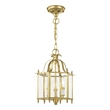 Beaumont Lane Contemporary 3 Light Polished Brass Chain Hang/Ceiling Mount