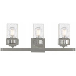 Beaumont Lane Contemporary 3 Light Bath Vanity Light in Polished Chrome