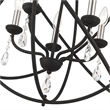 Beaumont Lane Transitional 5-Light Metal Chandelier in Black
