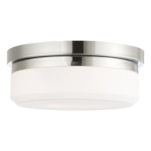 Beaumont Lane Contemporary 2 Light Polished Chrome Ceiling Mount or Wall Mount