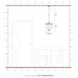 Beaumont Lane Contemporary Convertible Mini Chandelier Ceiling Mount in Bronze
