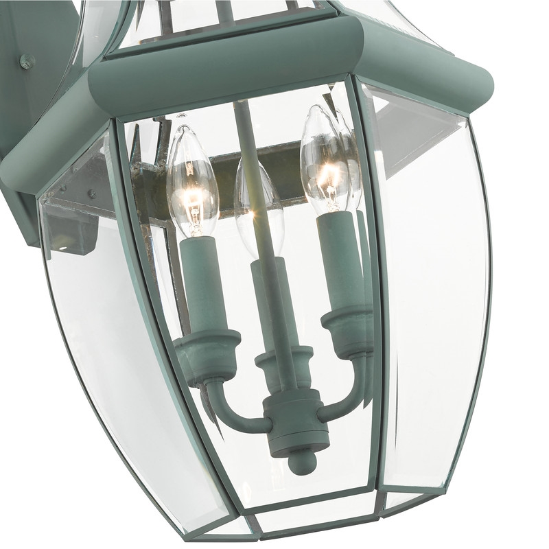 Beaumont Lane Contemporary 3 Light Outdoor Wall Lantern