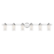 Beaumont Lane Contemporary 6 Light Polished Chrome Bath Light