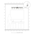 Beaumont Lane Contemporary 6 Light Polished Chrome Bath Light
