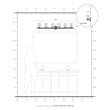 Beaumont Lane Contemporary 6 Light Polished Chrome Bath Light