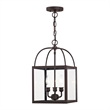 Beaumont Lane Contemporary 3 Light Bronze Chain Hang/Ceiling Mount