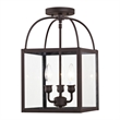 Beaumont Lane Contemporary 3 Light Bronze Chain Hang/Ceiling Mount