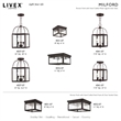 Beaumont Lane Contemporary 3 Light Bronze Chain Hang/Ceiling Mount