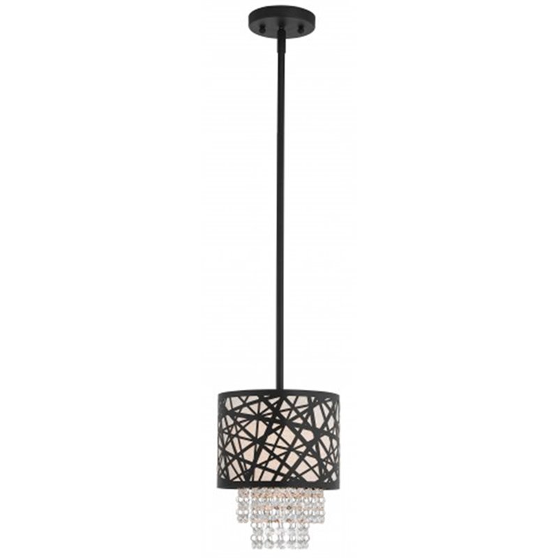 Beaumont Lane Contemporary Steel Mini Pendant Light in Bronze