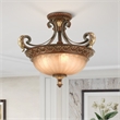 Beaumont Lane Contemporary 3 Light Bronze Chain Hang/Ceiling Mount