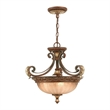 Beaumont Lane Contemporary 3 Light Bronze Chain Hang/Ceiling Mount
