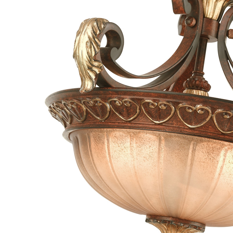 Beaumont Lane Contemporary 3 Light Bronze Chain Hang/Ceiling Mount