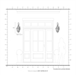 Beaumont Lane Contemporary 2 Light Bronze Outdoor Wall Lantern