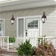 Beaumont Lane Contemporary 2 Light Bronze Outdoor Wall Lantern