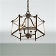 Beaumont Lane Contemporary 4 Light Bronze Chain Hang/Ceiling Mount