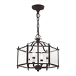 Beaumont Lane Contemporary 4 Light Bronze Chain Hang/Ceiling Mount