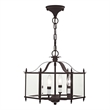 Beaumont Lane Contemporary 4 Light Bronze Chain Hang/Ceiling Mount