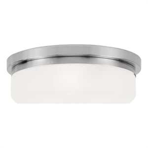 Beaumont Lane Contemporary 3 Light Brushed Nickel Ceiling Mount or Wall Mount