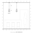 Beaumont Lane Contemporary 2 Light Black Chain Hang/Ceiling Mount