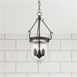 Beaumont Lane Contemporary Steel 3 Light Bronze Chain Lantern