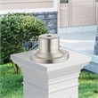 Beaumont Lane Contemporary Brushed Nickel Outdoor Pier Mount Adapter