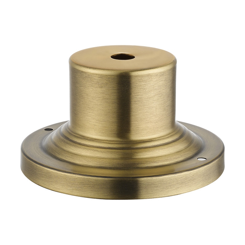 Beaumont Lane Contemporary Antique Brass Outdoor Pier Mount Adapter