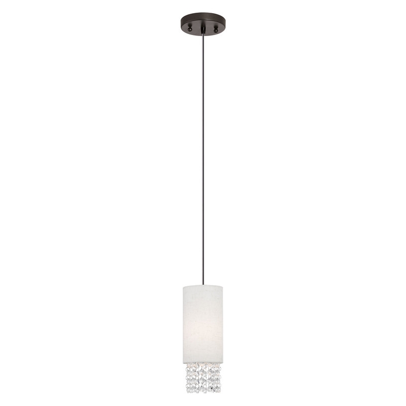 Beaumont Lane Contemporary Mini Pendant Light in English Bronze