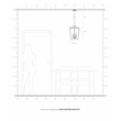 Beaumont Lane Transitional 3-Light Metal Convertible Lantern in Black