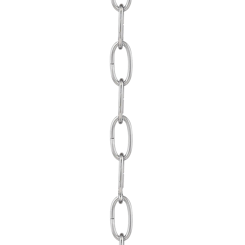 Beaumont Lane Contemporary Polished Chrome 3' Standard Decorative Chain