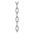 Beaumont Lane Contemporary Vintage Pewter 3' Standard Decorative Chain