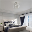 Beaumont Lane Contemporary 4 Light Brushed Nickel Chain Hang/Ceiling Mount