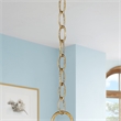 Beaumont Lane Contemporary Antique Gold Leaf 3' Standard Decorative Chain