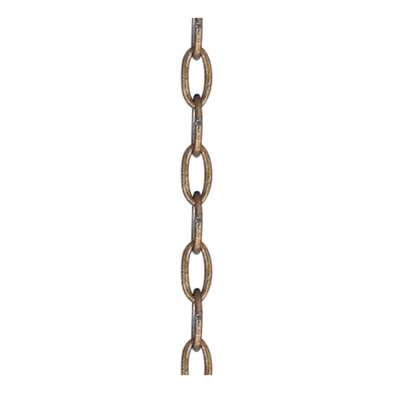 Beaumont Lane Contemporary Antique Gold Leaf 3' Standard Decorative Chain