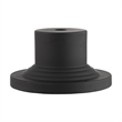 Beaumont Lane Contemporary Brass Black Outdoor Pier Mount Adapter