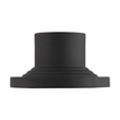 Beaumont Lane Contemporary Brass Black Outdoor Pier Mount Adapter