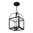 Beaumont Lane Contemporary 2 Light Black Chain Hang/Ceiling Mount