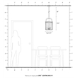Beaumont Lane Contemporary 4 Light Brushed Nickel Chain Lantern