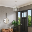Beaumont Lane Contemporary 4 Light Brushed Nickel Chain Lantern