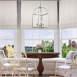 Beaumont Lane Contemporary 4 Light Brushed Nickel Chain Lantern