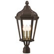 Beaumont Lane Contemporary 3 Light Outdoor Post Lantern in Bronze