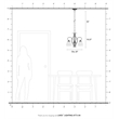 Beaumont Lane Contemporary 3 Light Black Convertible Chandelier/Semi Flush