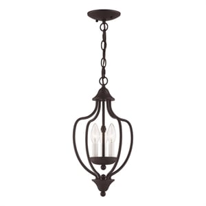 Beaumont Lane Contemporary 3 Light Bronze Chain Hang/Ceiling Mount