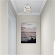 Beaumont Lane Contemporary 3 Light Brushed Nickel Chain Hang/Ceiling Mount