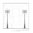 Beaumont Lane Contemporary 3 Light Outdoor Post Lantern in Textured Black