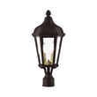 Beaumont Lane Contemporary 2 Light Outdoor Post Lantern in Bronze