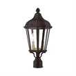 Beaumont Lane Contemporary 2 Light Outdoor Post Lantern in Bronze