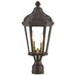 Beaumont Lane Contemporary 2 Light Outdoor Post Lantern in Bronze