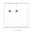 Beaumont Lane Transitional 1-Light Metal Single Pendant in Black