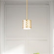 Beaumont Lane Transitional 1-Light Metal Single Pendant in Soft Gold